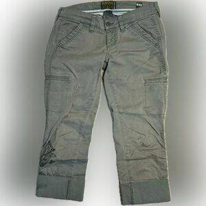 Lucky 🍀 Brand Green cargo capri pants